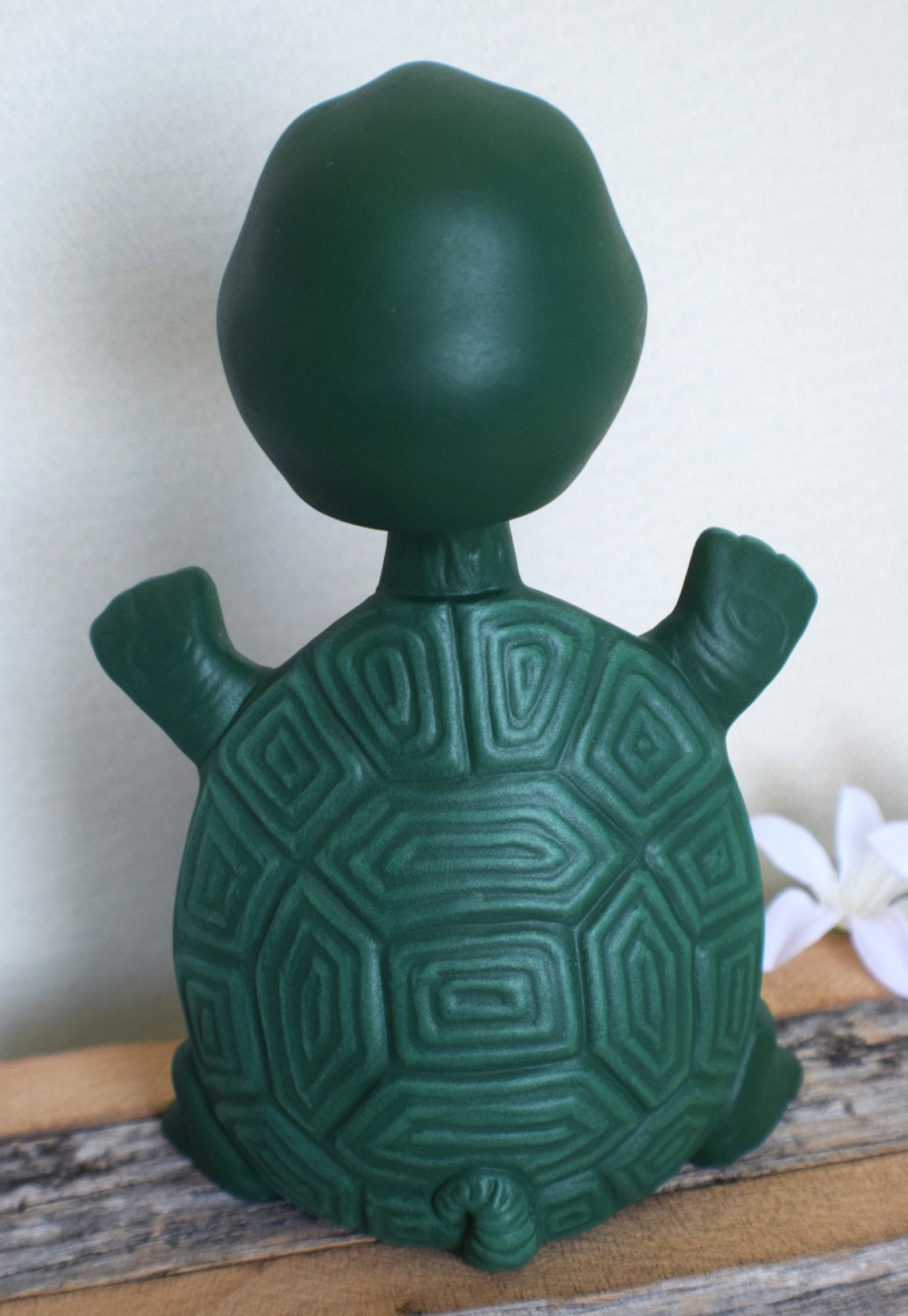 Bobble Head Turtle - Ceramic Bobble Head - Hand Painted Nursery Decor | Baby Shower Gift | Bobblehead Baby Room Decor