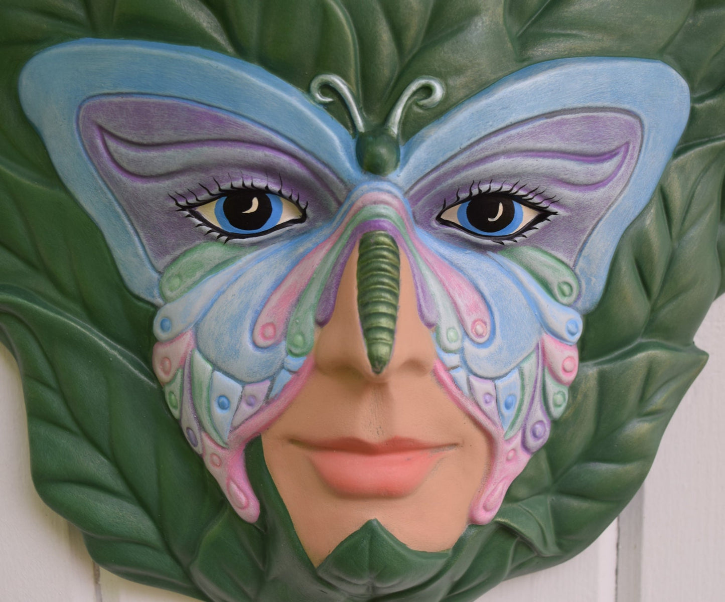 butterfly mask face decorative wall hanging plaque