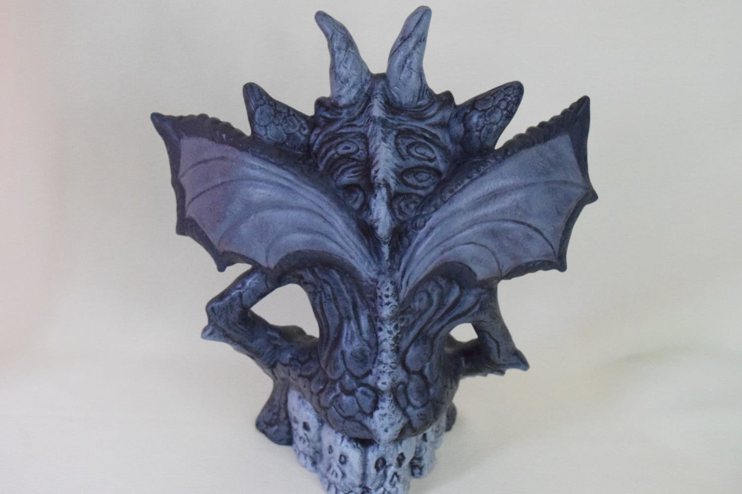 For Stephen - Ceramic Winged Gargoyle Statue: Medieval Protector Figurine, Halloween Decor, Collectible Gift