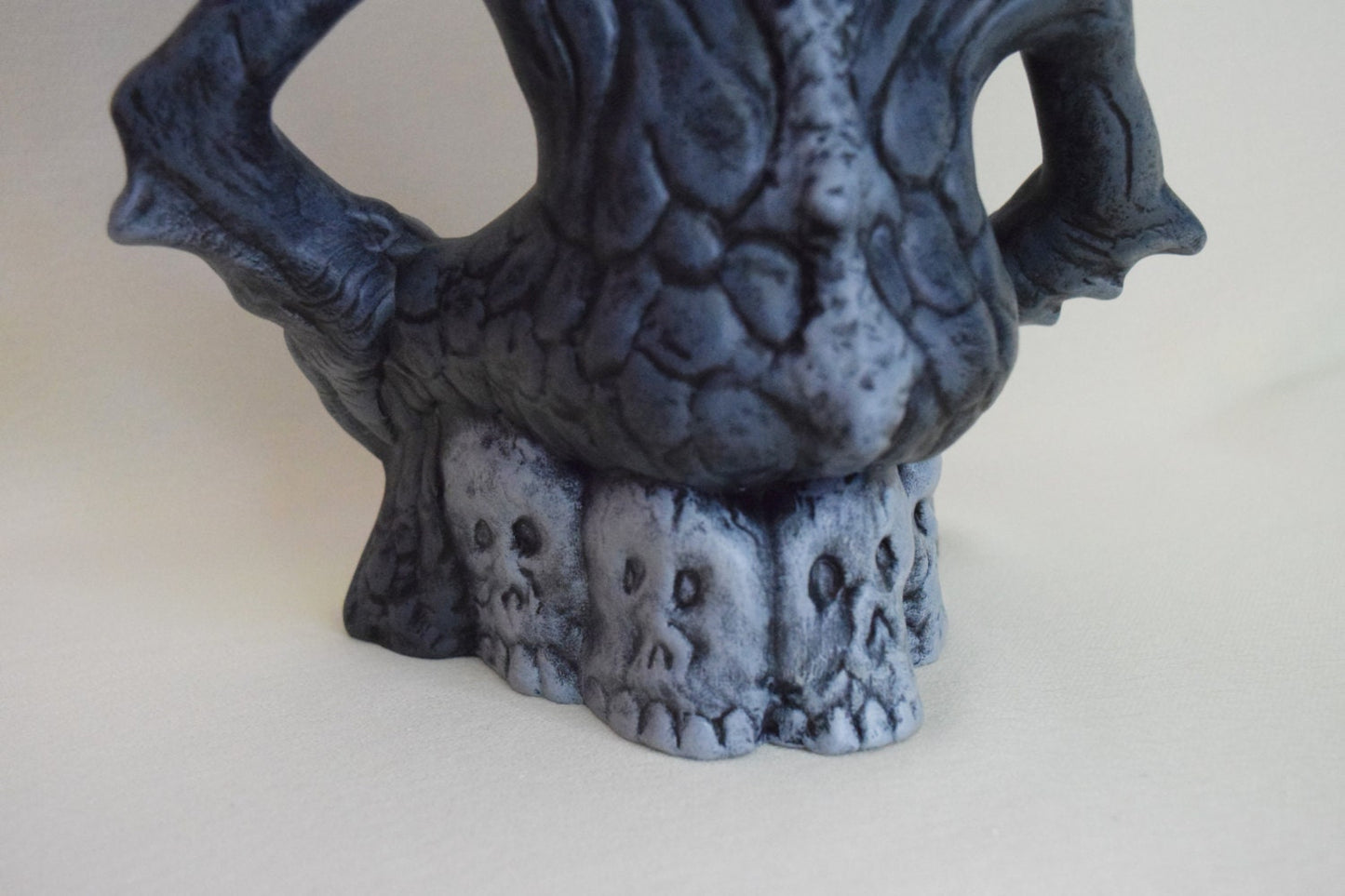 For Stephen - Ceramic Winged Gargoyle Statue: Medieval Protector Figurine, Halloween Decor, Collectible Gift