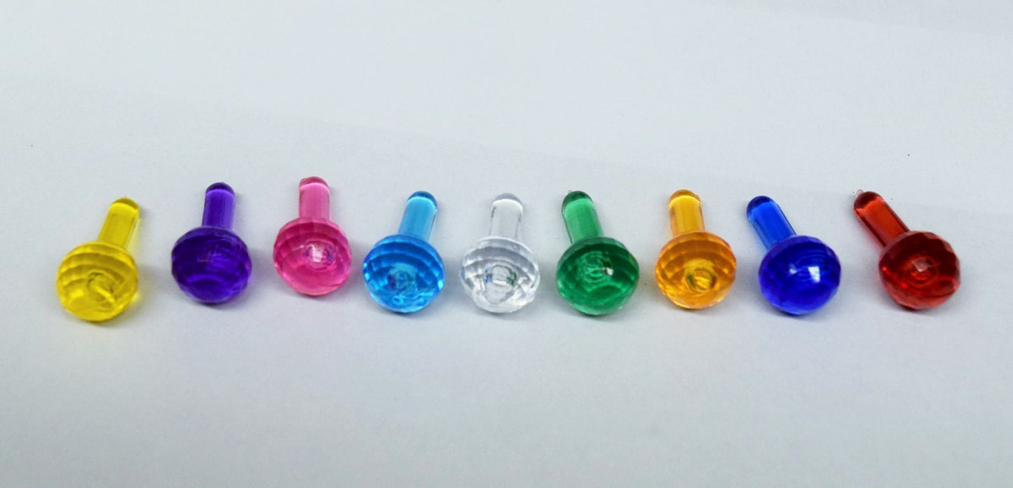 Replacement lights for your Ceramic Christmas tree - 100 pieces - Globe lights - Christmas tree bulbs - Multicolored Large globe lite