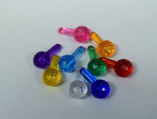 Replacement lights for your Ceramic Christmas tree - 100 pieces - Globe lights - Christmas tree bulbs - Multicolored Large globe lite