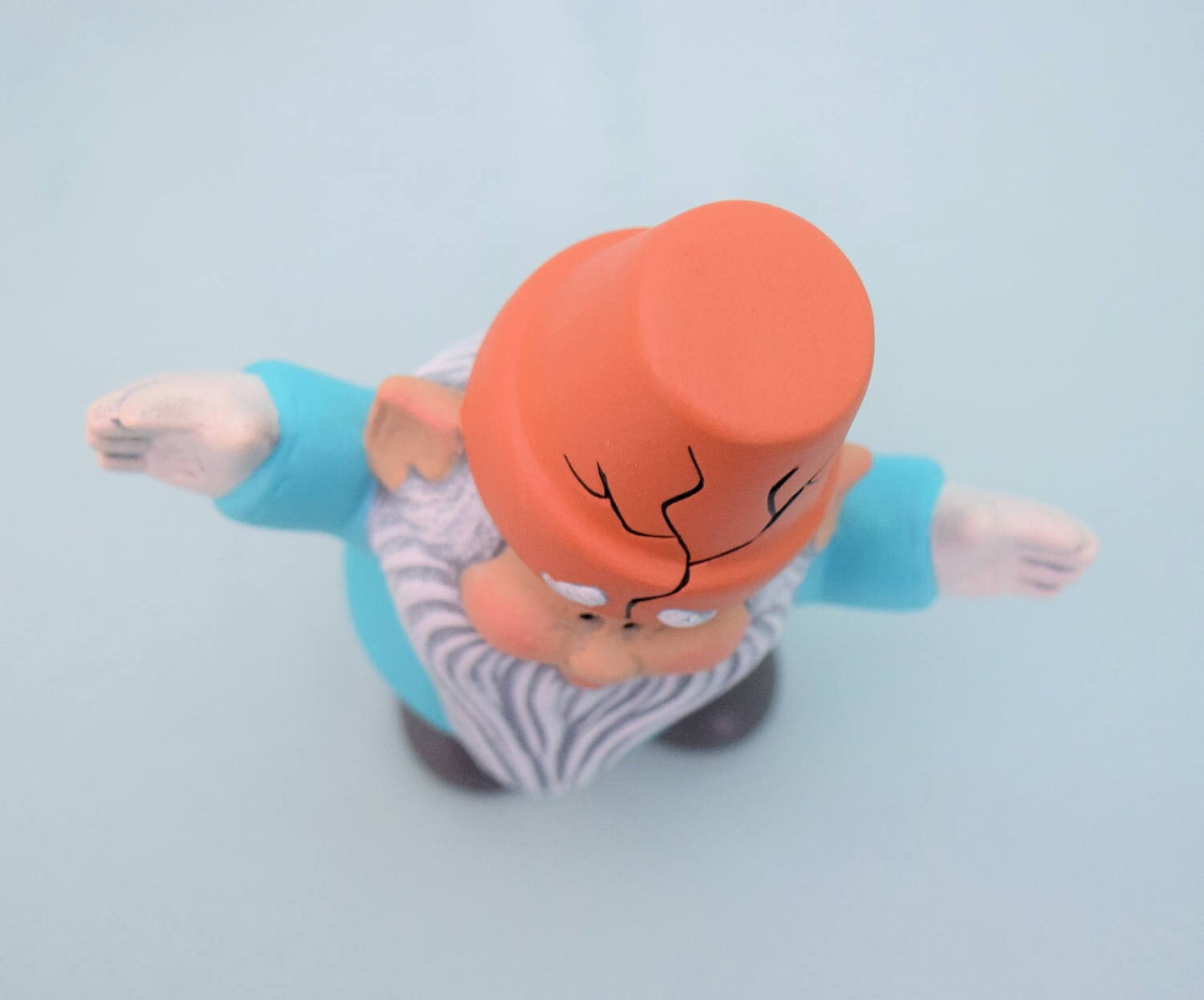 Crackpot Garden Gnome | Garden Deco | Father's Day | Yard Art | Garden Pot Gonk | Cottage Gnome Statue - Teresa's Ceramics