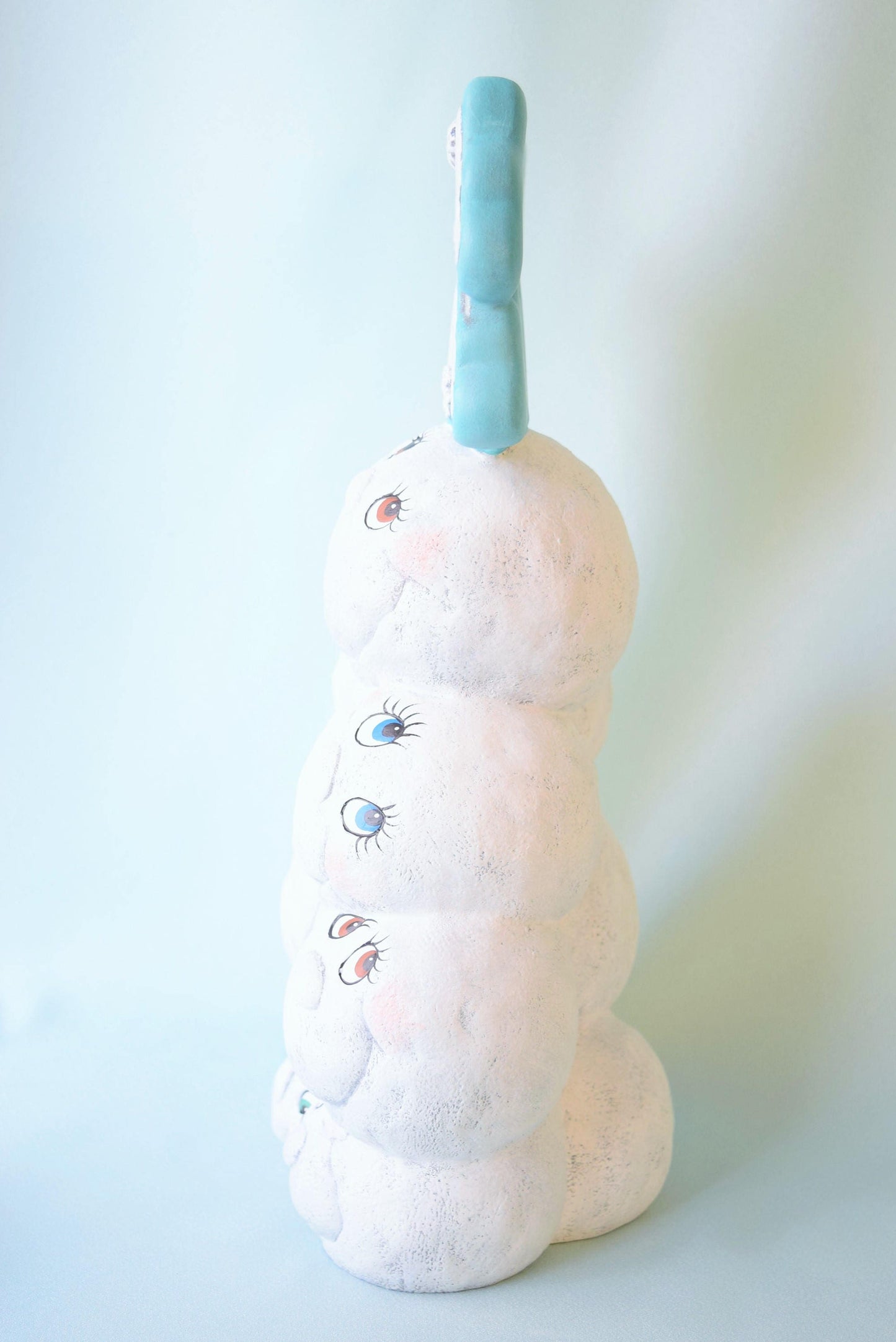 Handcrafted Ceramic Snowball Decorations: Charming Winter Centerpiece for Christmas & Holiday Decor