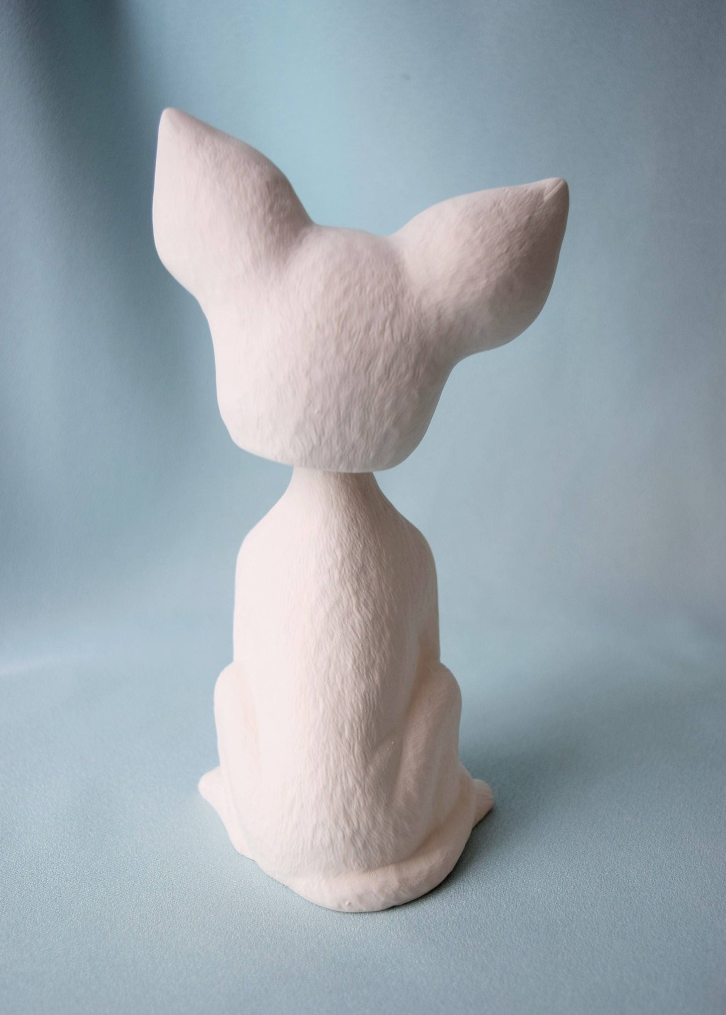 Ceramic Bisque - Ready to Paint Bobble Head Chihuahua - Chihuahua decor - Gift For kids -Kids Project - DIY Project - Paint it yourself