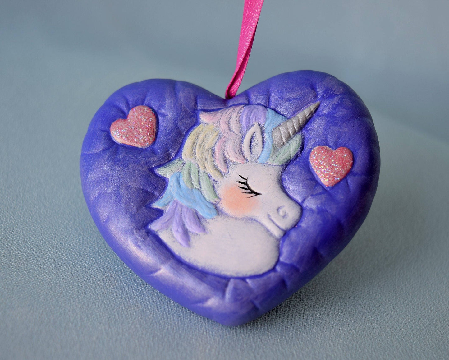 Unicorn - Necklace - Emoji - Unicorn Pendant - Birthday Gift - Easter Gift - Rainbow Jewelry - READY TO SHIP - Heirloom - whimsical - gift