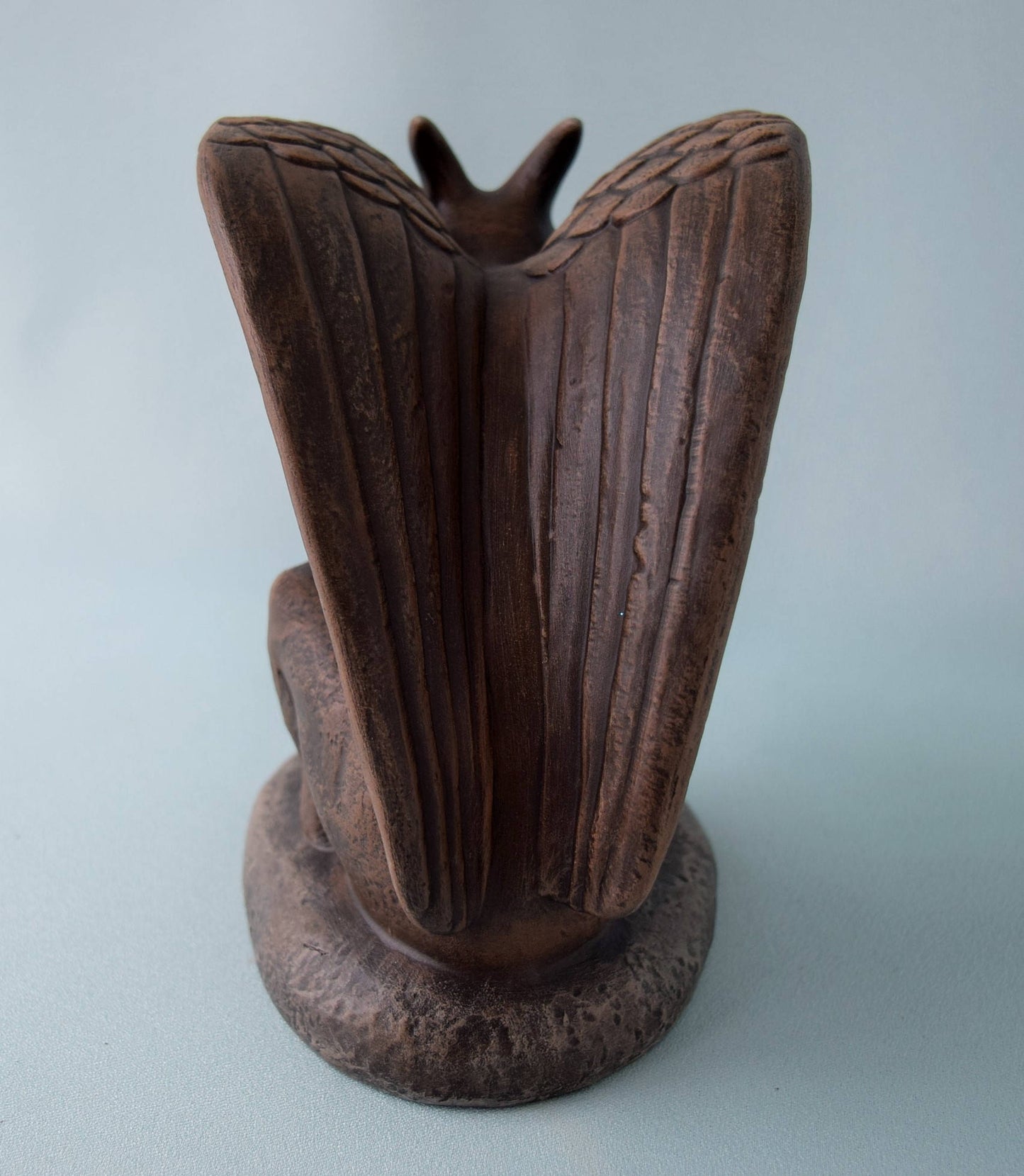 Ceramic Gargoyle Statue: Renaissance-Inspired Winged Mythical Creature, Medieval Castle Protector Decor