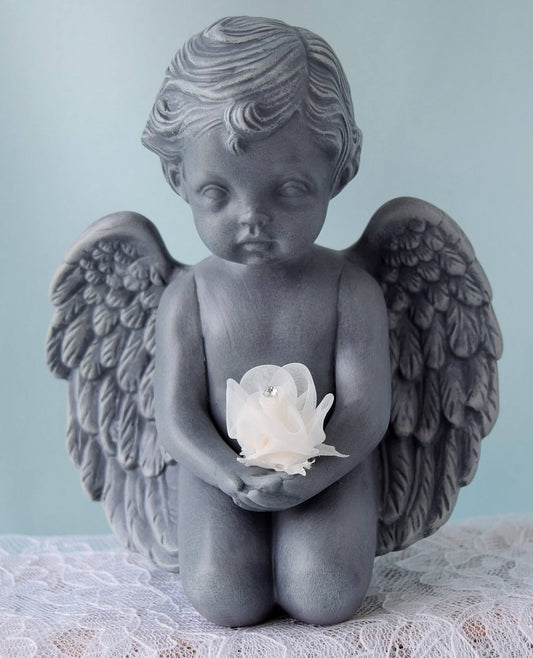 Ceramic Cherub, Angel Decor, Vintage Cherub, Gift for Mom, Mothers Day Gift