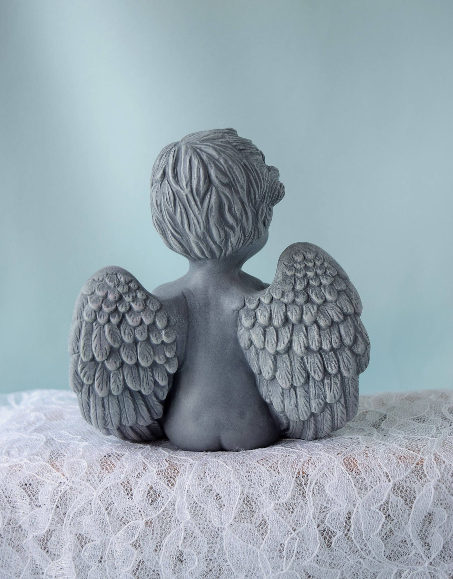 Cherub Statue - Valentines Decor - Valentines Day Gift for her - Cherub Figurine - Cupid Decor - Baby Angel Figurine - Angel Decor