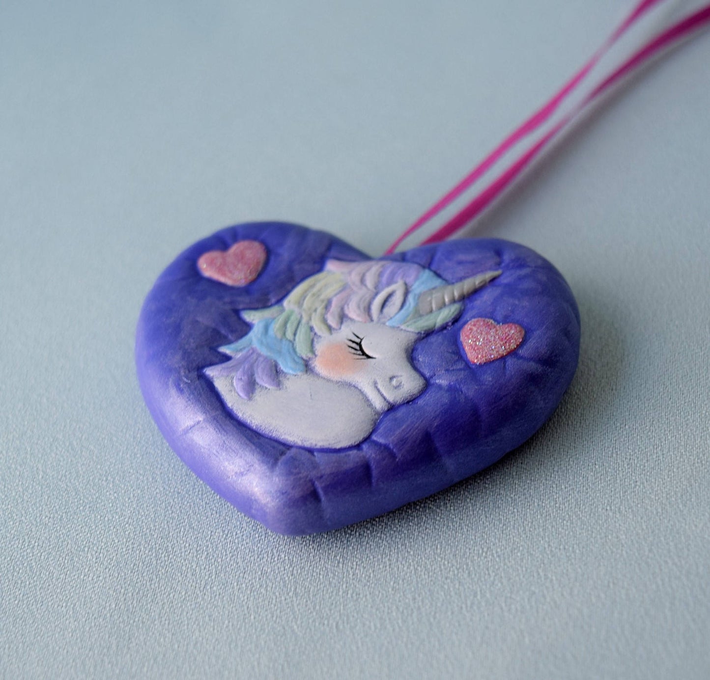 Unicorn - Necklace - Emoji - Unicorn Pendant - Birthday Gift - Easter Gift - Rainbow Jewelry - READY TO SHIP - Heirloom - whimsical - gift