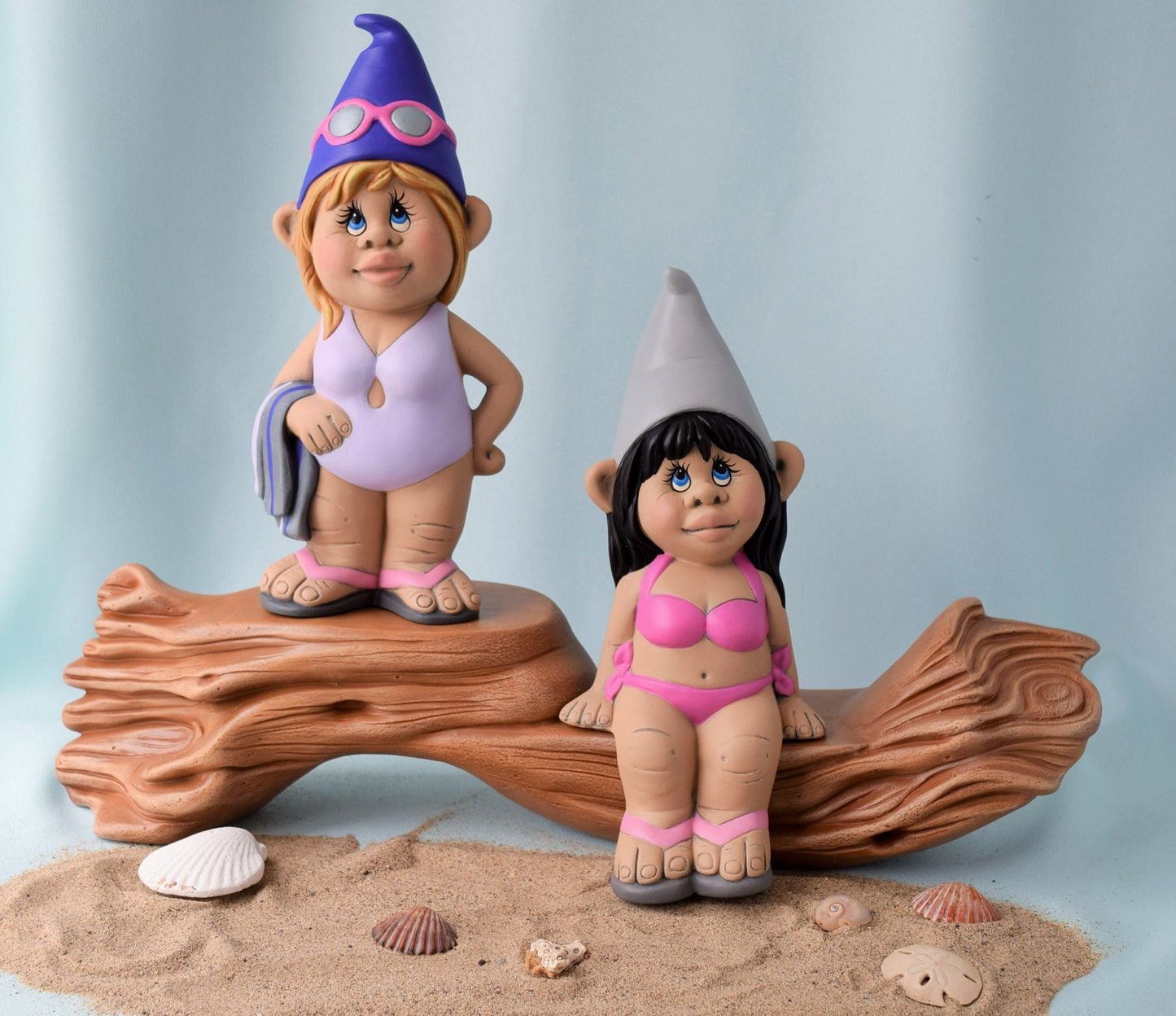 Gnome | Lake House Decor | Beach House | Tropical Gnome | Bathing Suit Gnome | Gnome Girl | Flip Flop Gonk