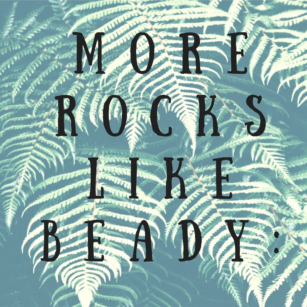 Beady the Rock: Whimsical Garden Decor | Unique Yard Art with Smirking Face | Cute Outdoor Housewarming Gift