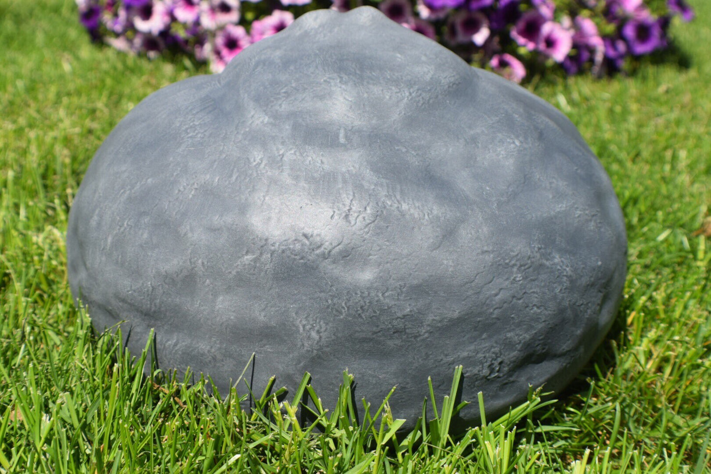 Large Garden Rock - Cute Rock Art - Outdoor Decor - Country Wedding - Garden Boulder - Housewarming gift - Shabby Chic