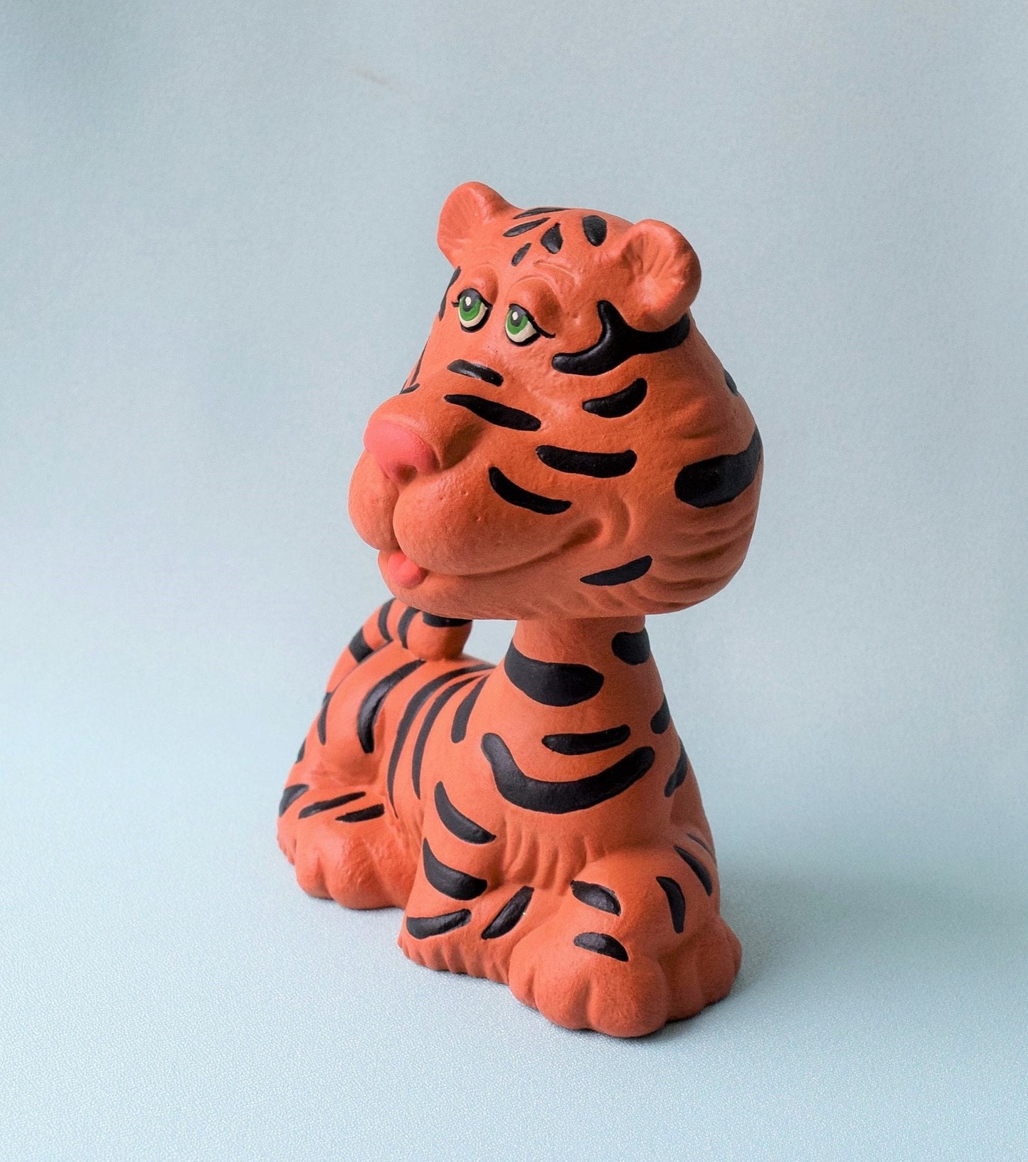Tiger Bobble Head | Jungle Tiger Bobblehead | Baby Shower Gift | Nursery Decor | Baby Room Decor | Housewarming Gift | Tiger Baseball