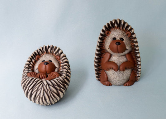 Ceramic Hedgehog - Yard Art - Cute Hedgehogs - Outdoor decor - Hedgehog Cake Toppers - Hedgehog figurines - Hedgehog statues - Teresa's Ceramics