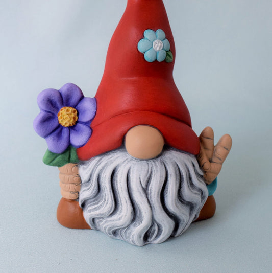 Gnome - Garden Gnome - Nordic Gnome - Groovy Gnome - Forest Gnome - Cake Topper Gnome - Swedish Gnome - Teresa's Ceramics