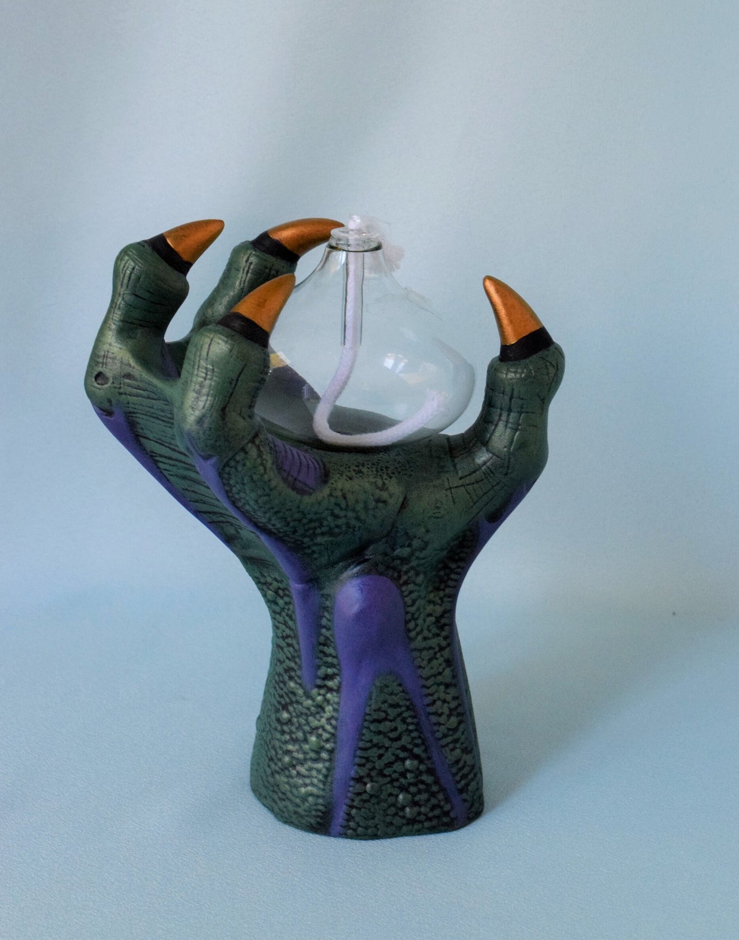 Dragons Claw Oil Lamp - Teresa's Ceramics