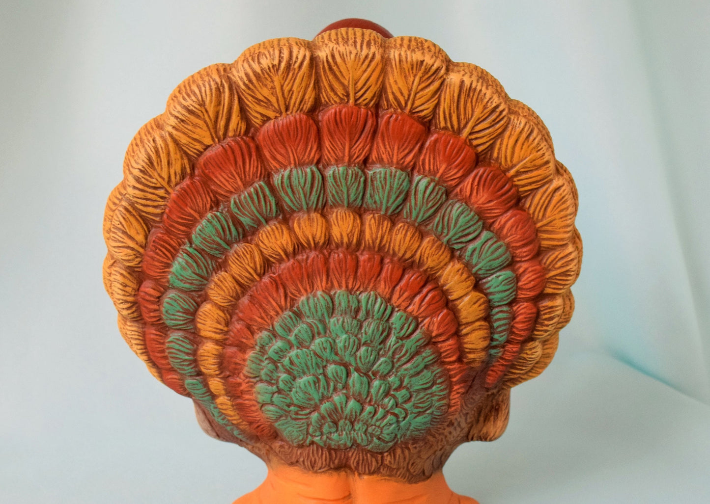 Festive Ceramic Turkey Centerpiece - Thanksgiving Table Decor for Autumn Gatherings & Holiday Celebrations