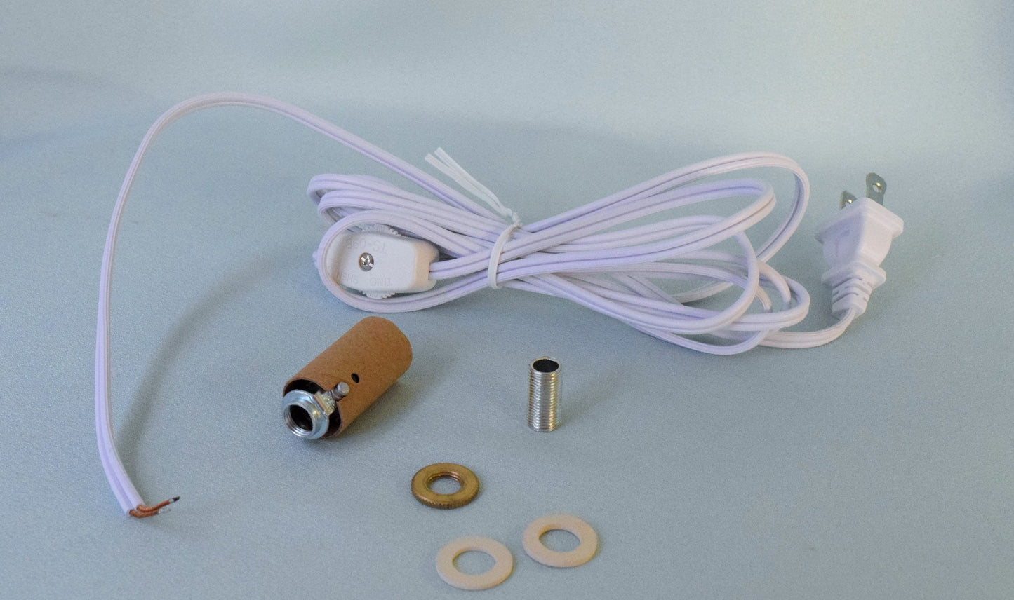 25W Christmas Tree Light Bulb Replacement Kit: Wiring, Socket & Cord for Holiday Decorations