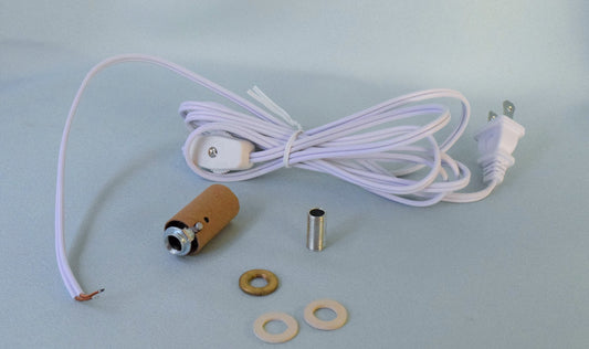 Christmas Tree Light Bulb Replacement Kit: Wiring, Socket & Cord for Holiday Decorations - Teresa's Ceramics