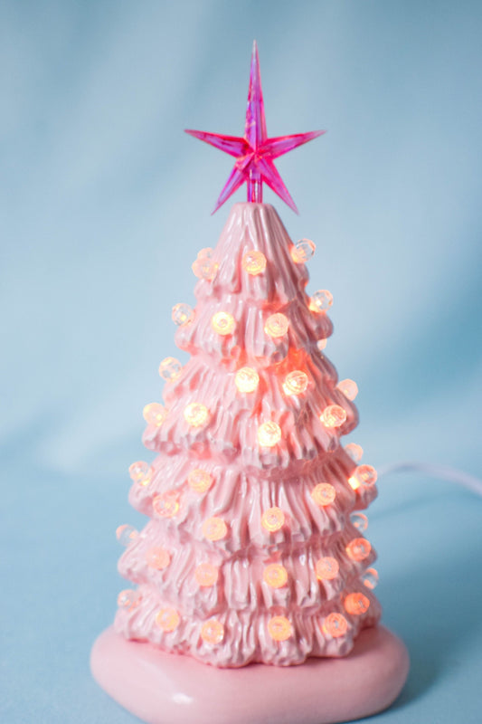 Mini Pink Christmas Tree