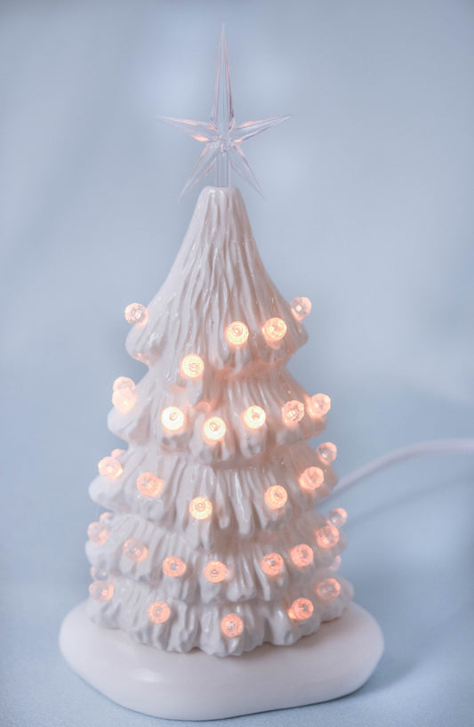 Ceramic White Christmas Tree - Teresa's Ceramics