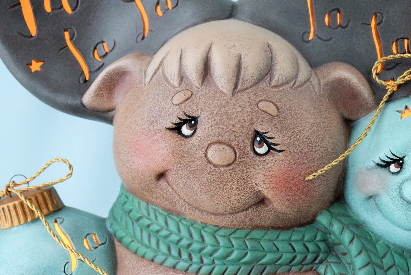 Christmas Holiday Moose lighted - Deck the Halls