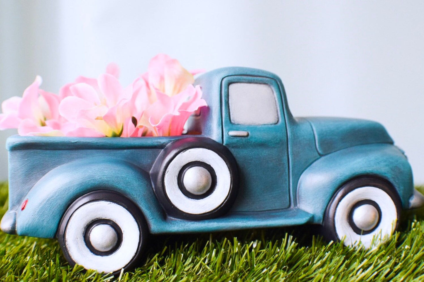 Unpainted Ceramic Pickup Truck | Do It Yourself Paint Kit | Paint Party Pickup | Bisque Ceramic Truck | Vintage Style Pickup Truck Paint Kit - Teresa's Ceramics