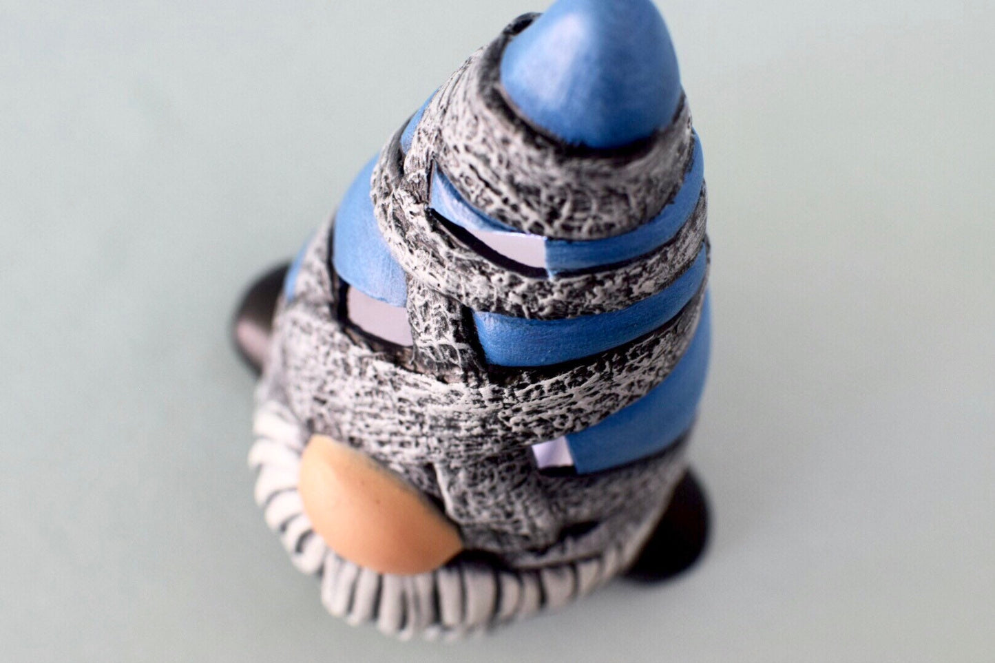 Ceramic Mummy Gnome: Spooky Halloween Garden Decor, Cute Fall Decoration, Unique Gift for Kids