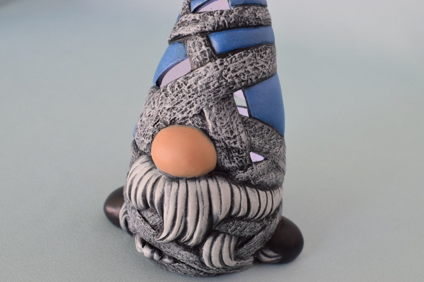 Ceramic Mummy Gnome: Spooky Halloween Garden Decor, Cute Fall Decoration, Unique Gift for Kids