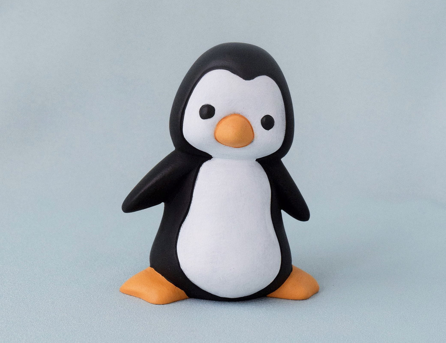 Adorable Ceramic Penguin Figurine: Perfect Baby Shower Gift or Nursery Decor - Teresa's Ceramics