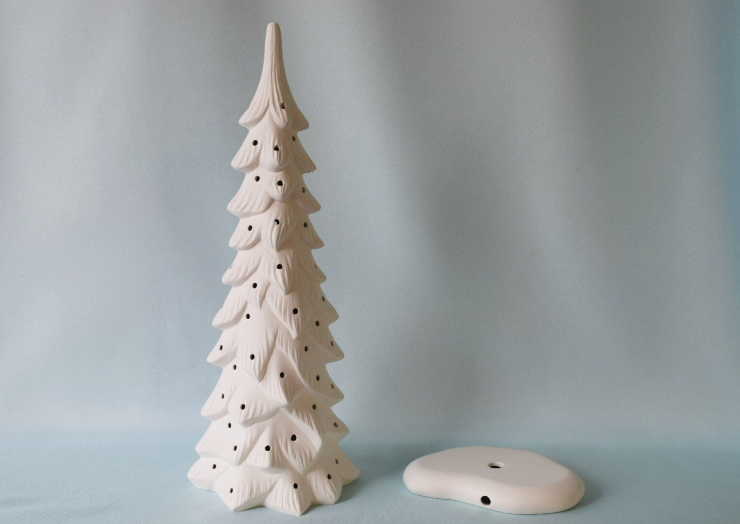 Wispy Pines - Ready to paint - Bisque Trees - DIY Ceramics - Teresa's Ceramics