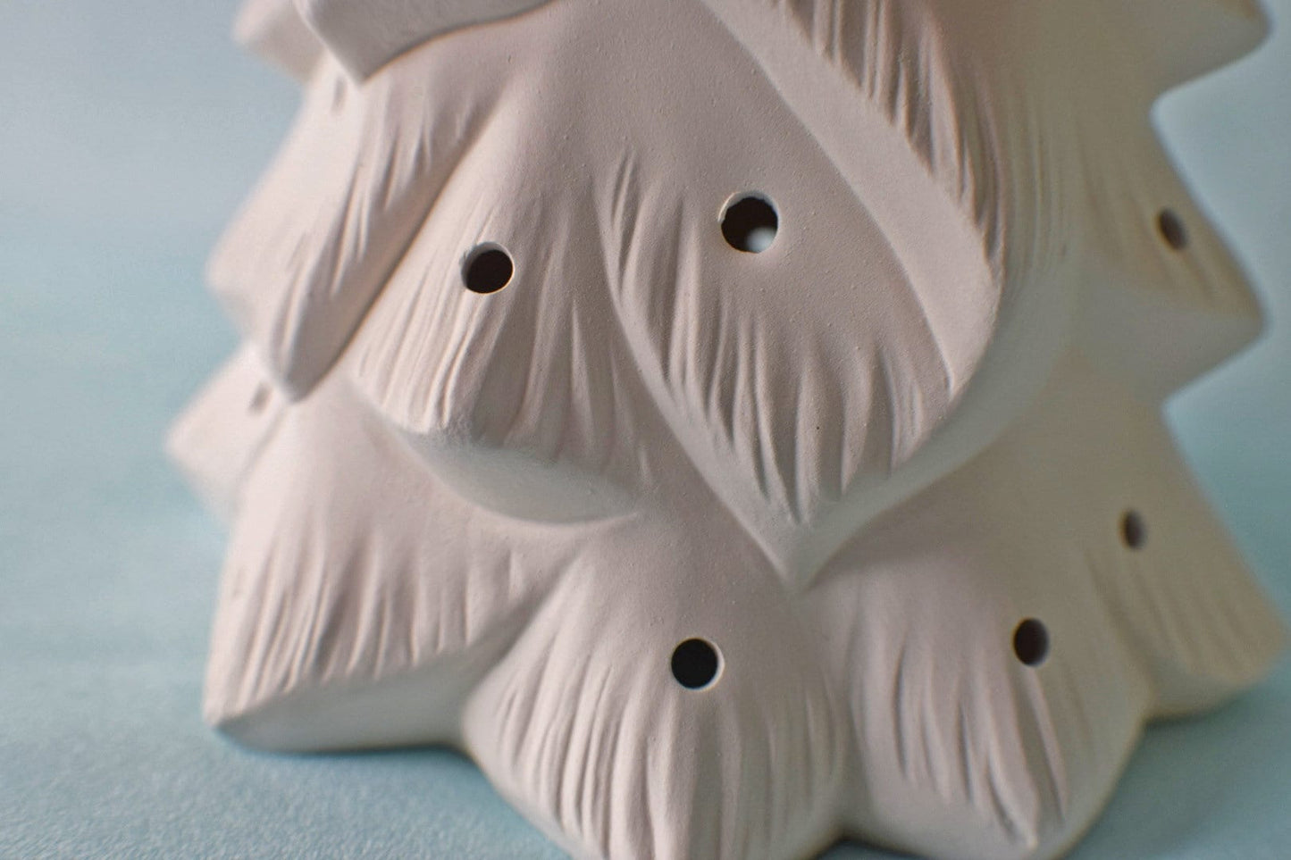 Ready To Paint | Select Your Size | Wispy Bisque Trees | Heirloom Ceramic Tree | Winter Holiday Decor | Night Light