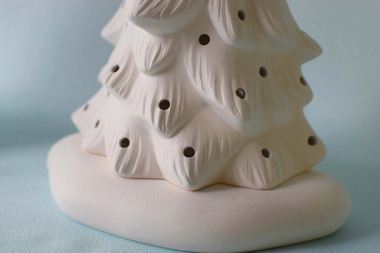 DIY Ceramic Bisque Wispy Pine Trees for Halloween, Christmas, and Winter Decor - Ready to Paint