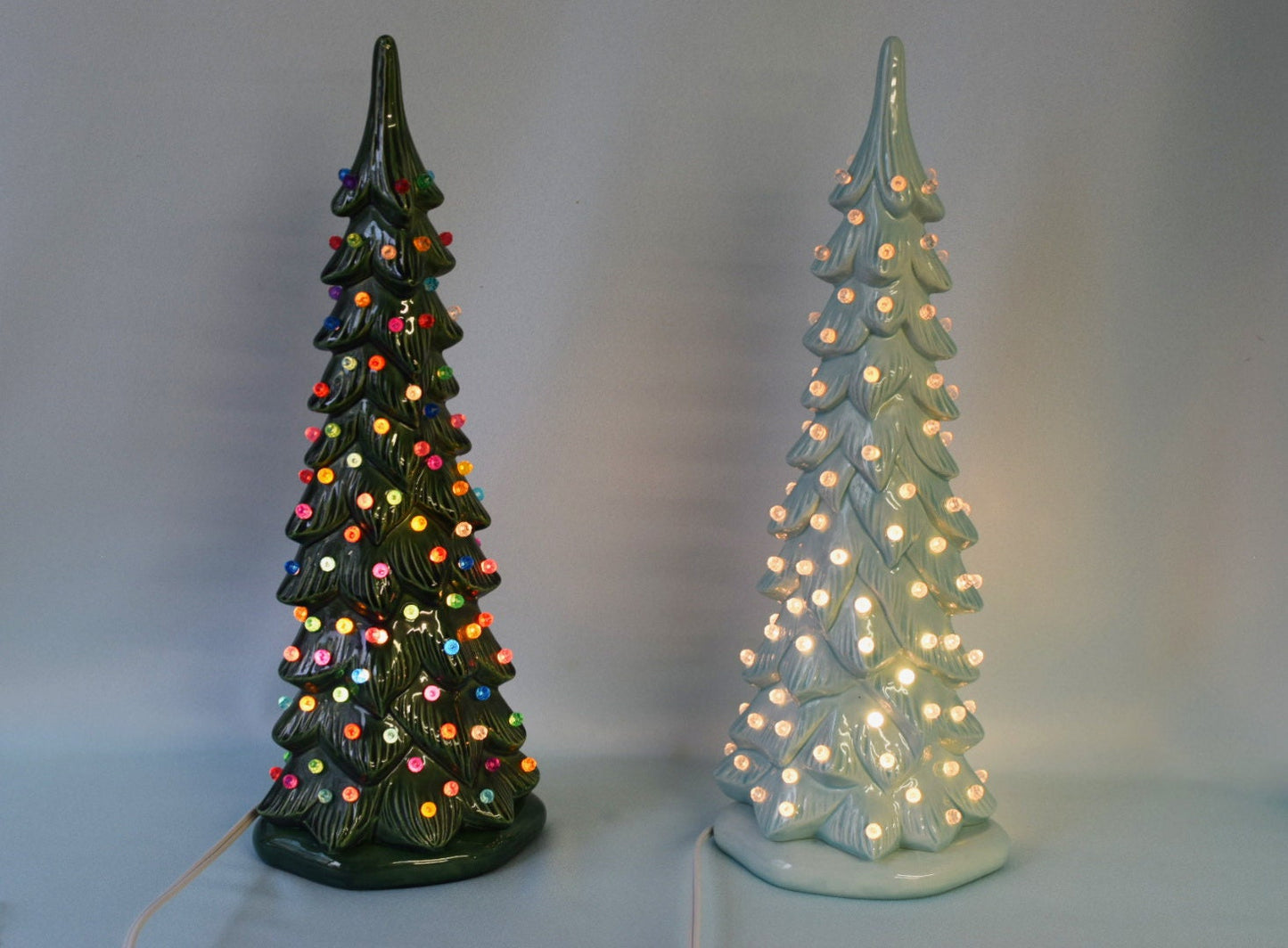 Multicolored Christmas Tree | Wispy Pine Style | Ceramic Light