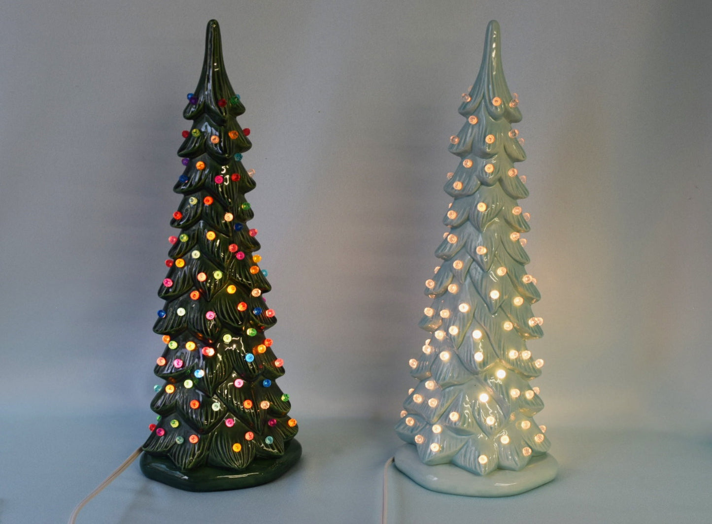 Multicolored Christmas Tree | Wispy Pine Style | Ceramic Light