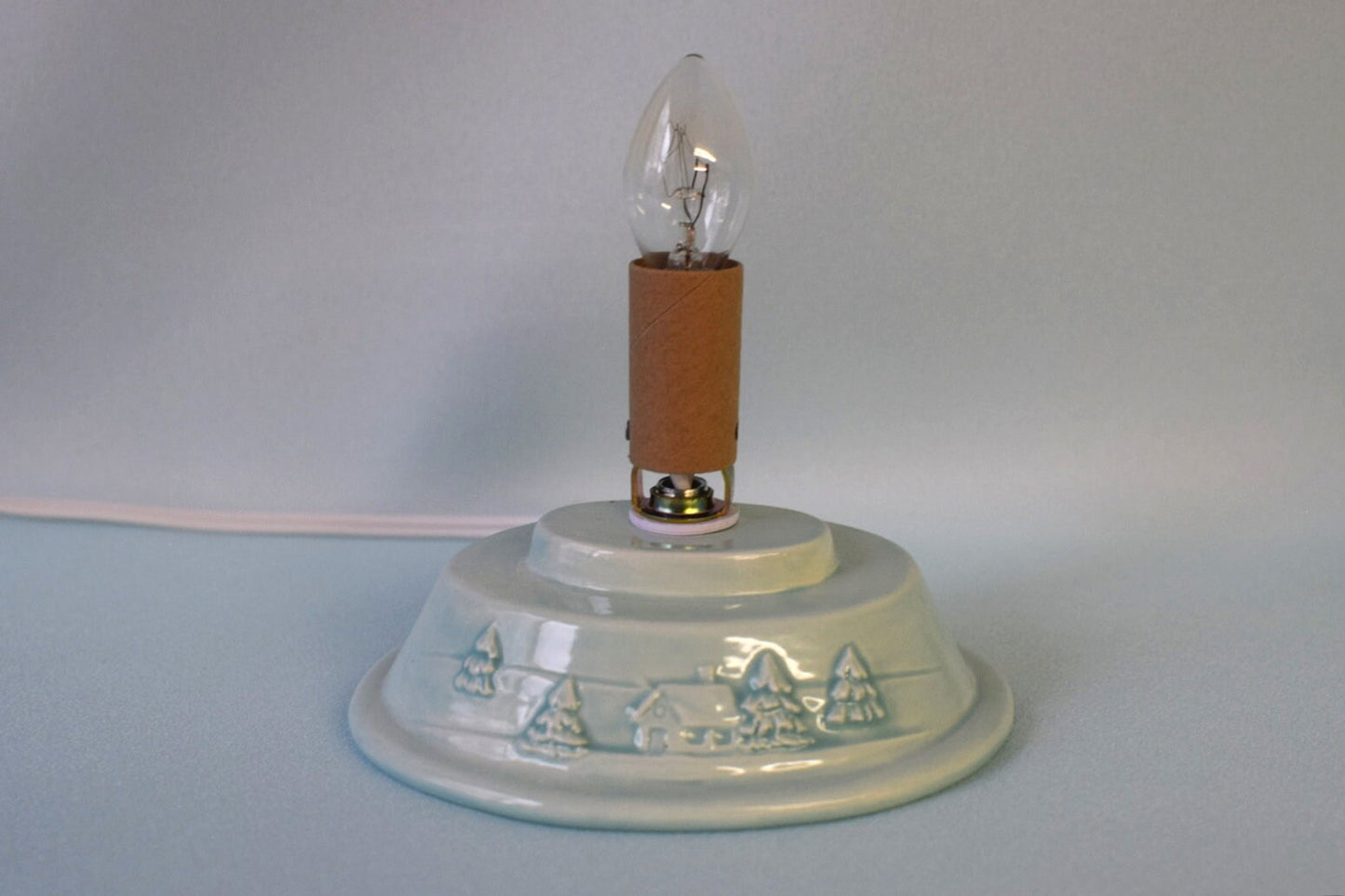 Vintage Christmas Tree | Glazed Sea Glass | Small Ceramic Tree | 5 inches tall