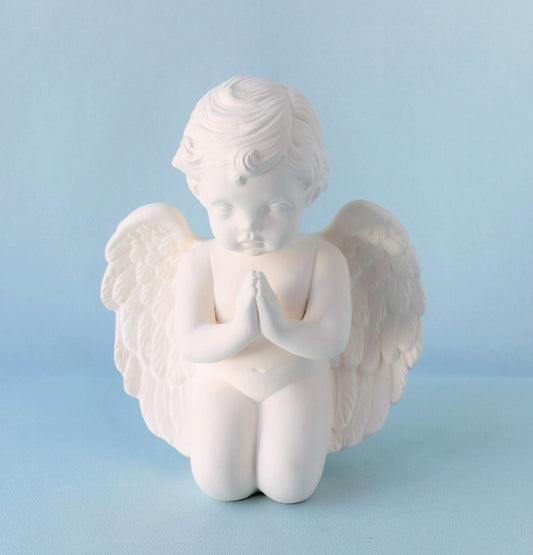DIY | Bisque Cherub | Valentine's Day Decor | - Teresa's Ceramics