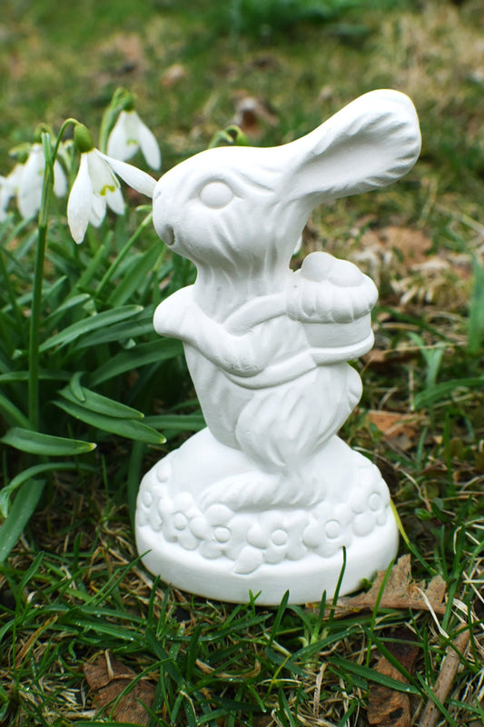 Bisque DIY Bunny | Easter Craft | Easter Basket Stuffer - Teresa's Ceramics