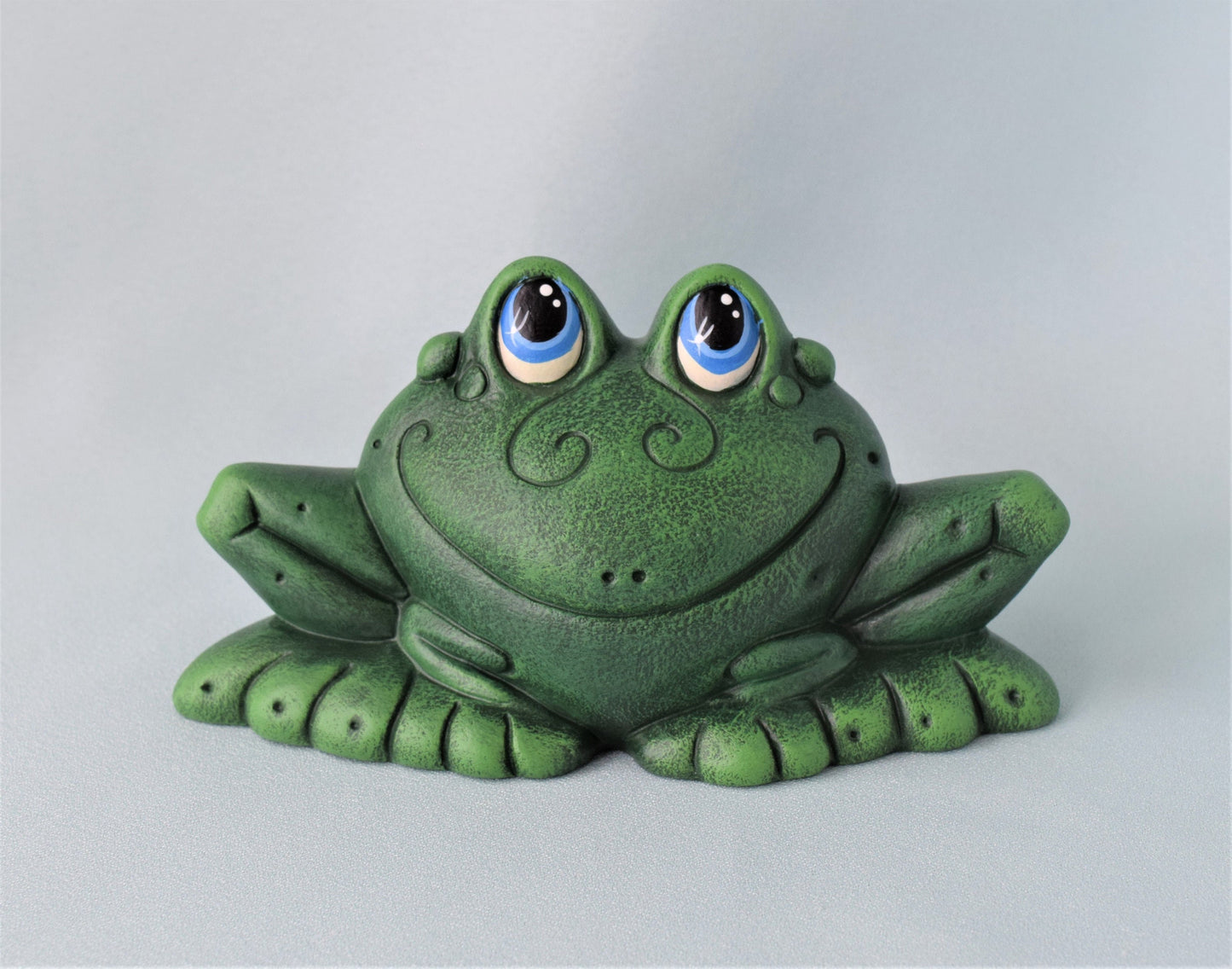 Paint Your Own Ceramic Bisque Frog: DIY Lily Pad Garden Decor - Fun Kids Craft Project - Teresa's Ceramics