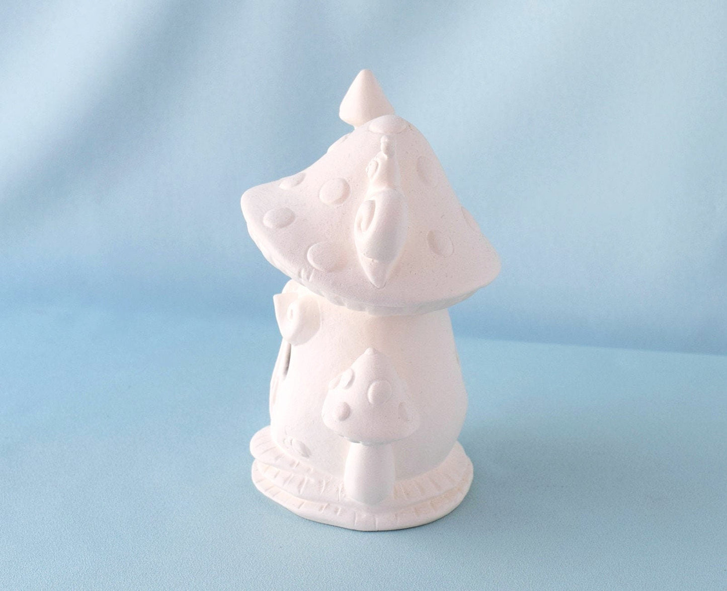 Ceramic Bisque Mushroom Fairy House | Do It Yourself Ceramics | Painting Project | Unfinished Ceramics | Paint Party Kit