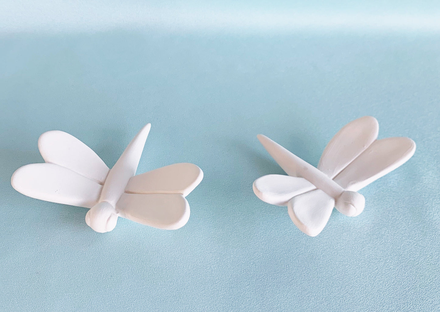 Dragonflies Ceramic Bisque - Ready to Paint  - DIY Ceramics