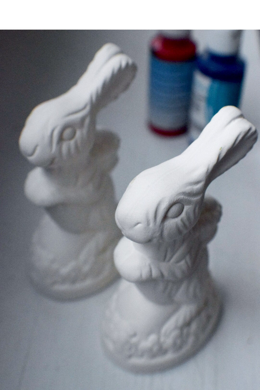 Bisque DIY Bunny | Easter Craft | Easter Basket Stuffer - Teresa's Ceramics