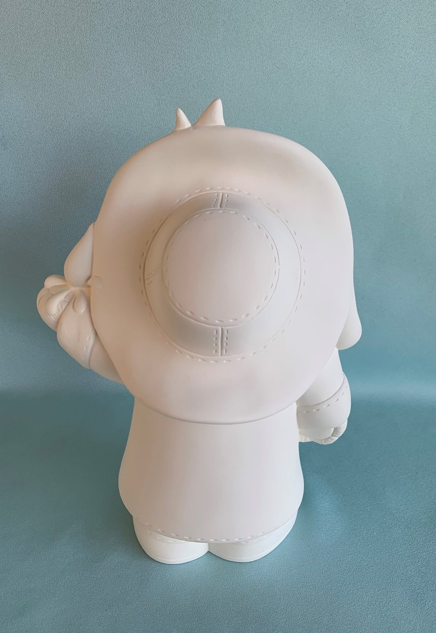 Ready to Paint Rain Coat Bunny - Do it Yourself Ceramics - Bisque Easter Rabbit - Papa Puddle Bunny