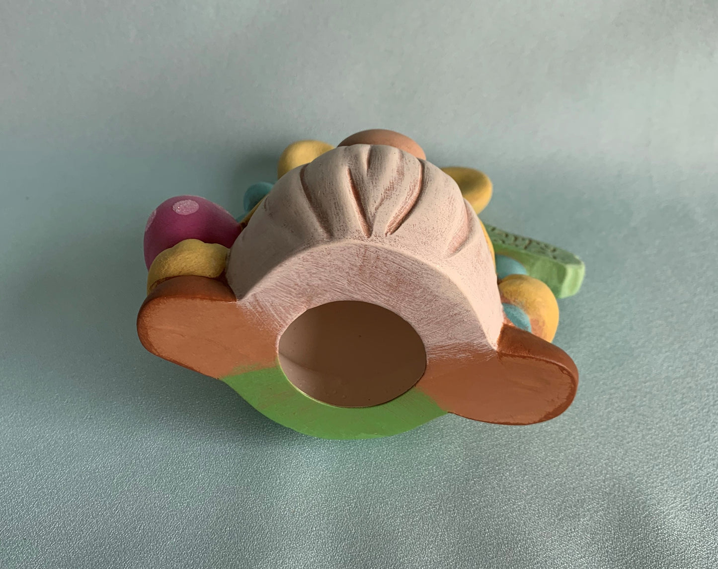Adorable Ceramic Easter Bunny Gnome: Spring Decoration, Garden Decor & Holiday Gift Basket Accessory