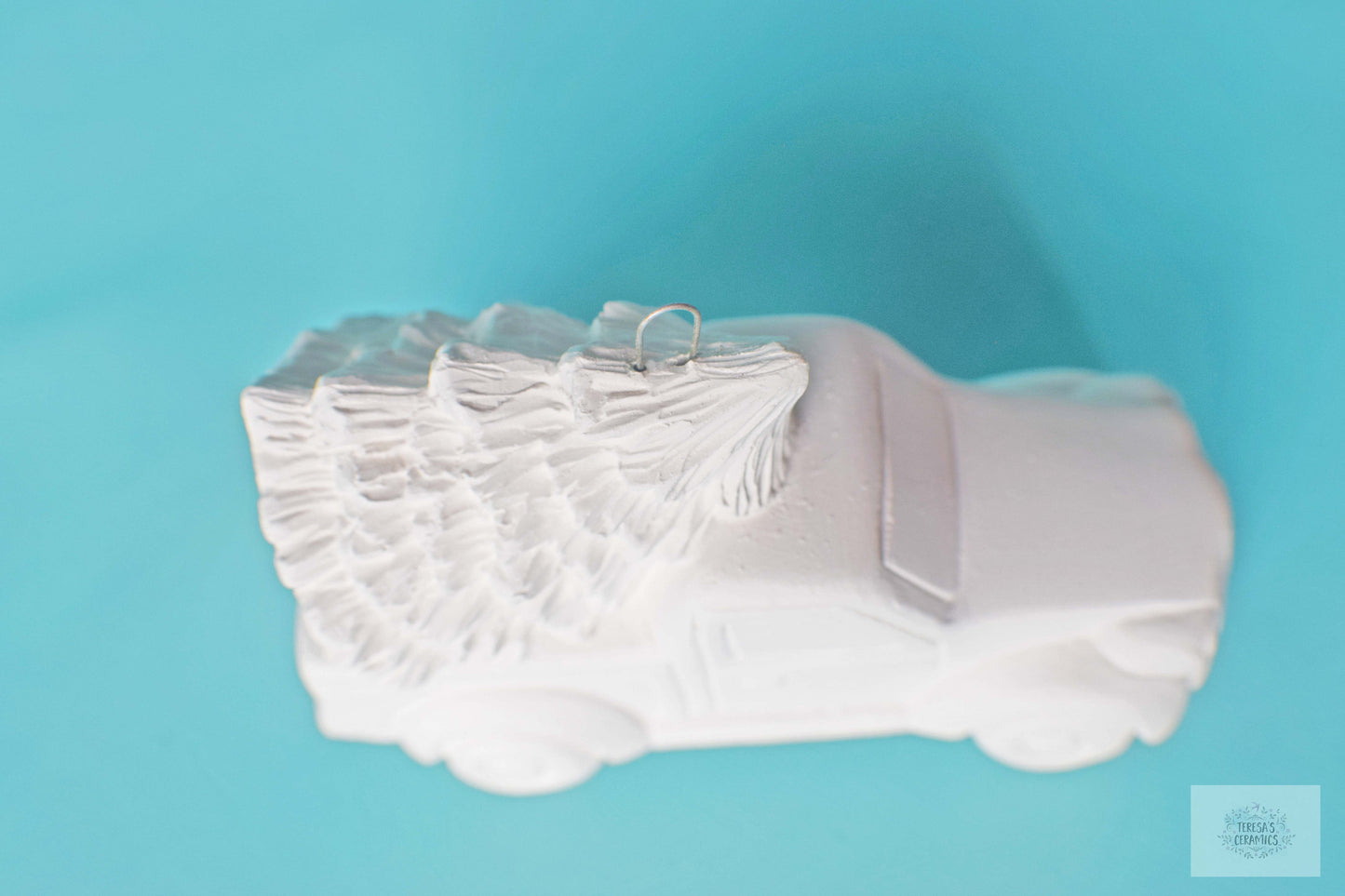 Bisque Christmas Tree Truck - DIY Christmas Ornament - DIY Gift Idea - Teresa's Ceramics