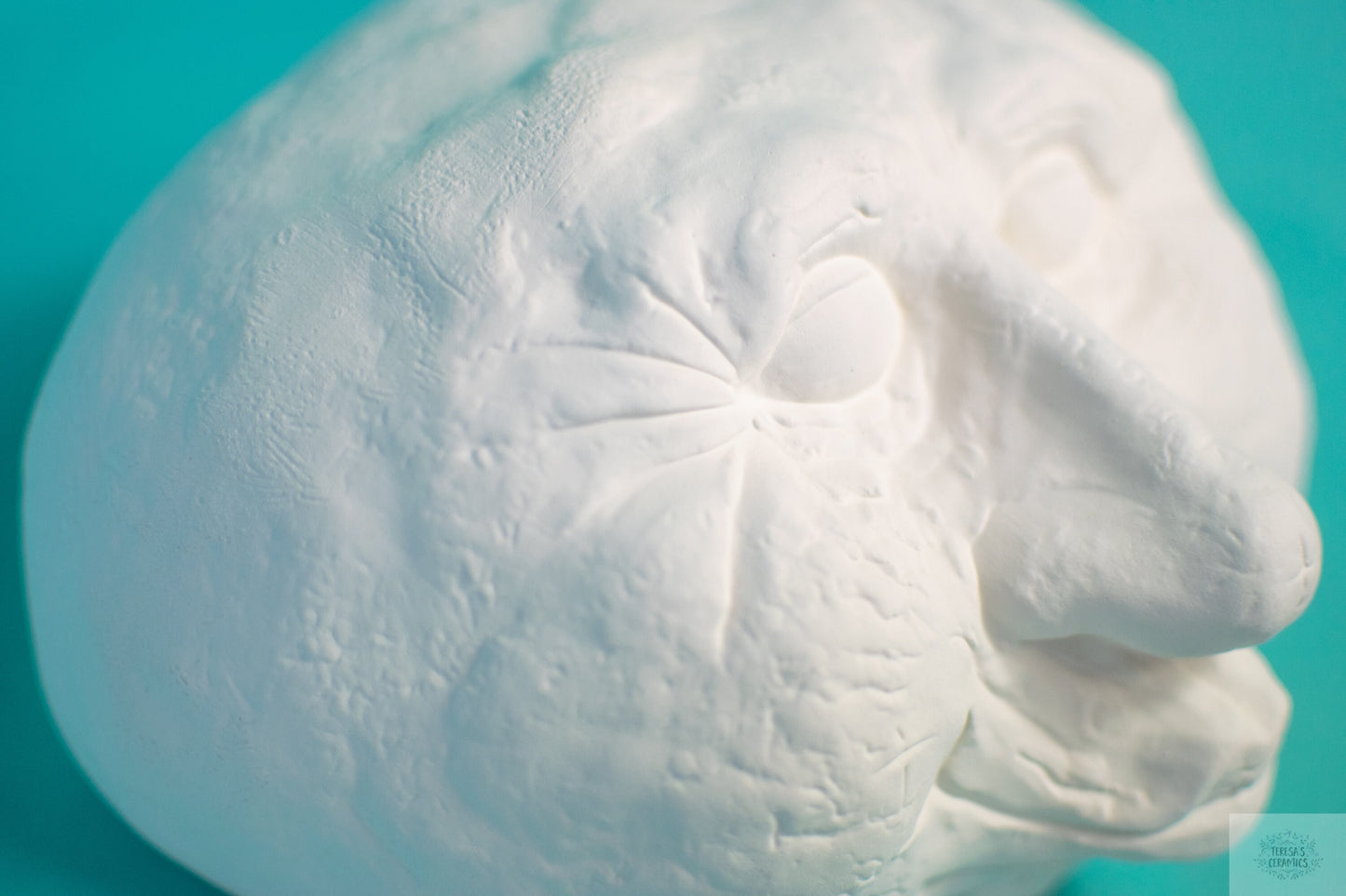 Granny Bisque Rock | Kissing Face | Garden Art | Yard Art | DIY