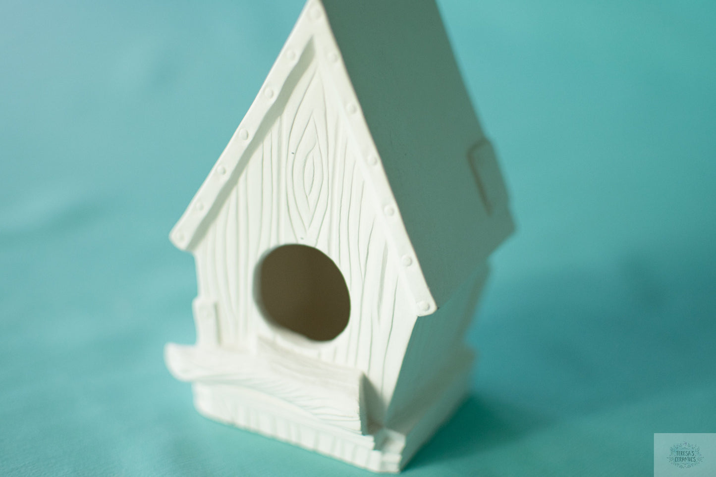 Hand-Paintable Spring Ceramic Birdhouse Kit | DIY Garden Art Project | Unique Outdoor Decor Gift