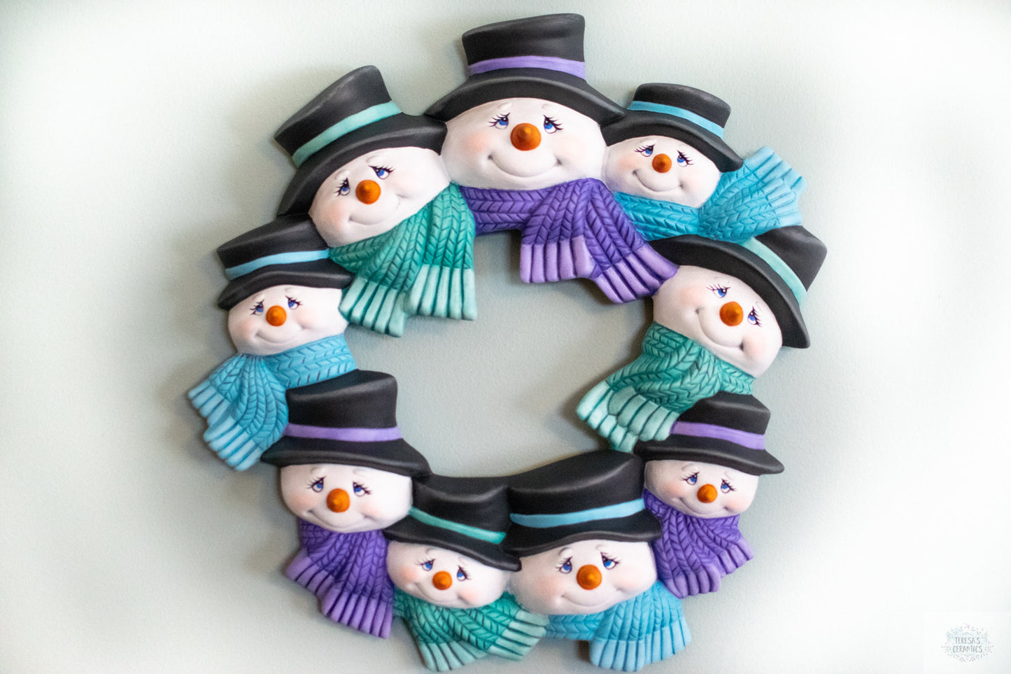 Snowman Wreath | Winter Wreath | Door Hanging | Entryway Decor | Wall Hanging