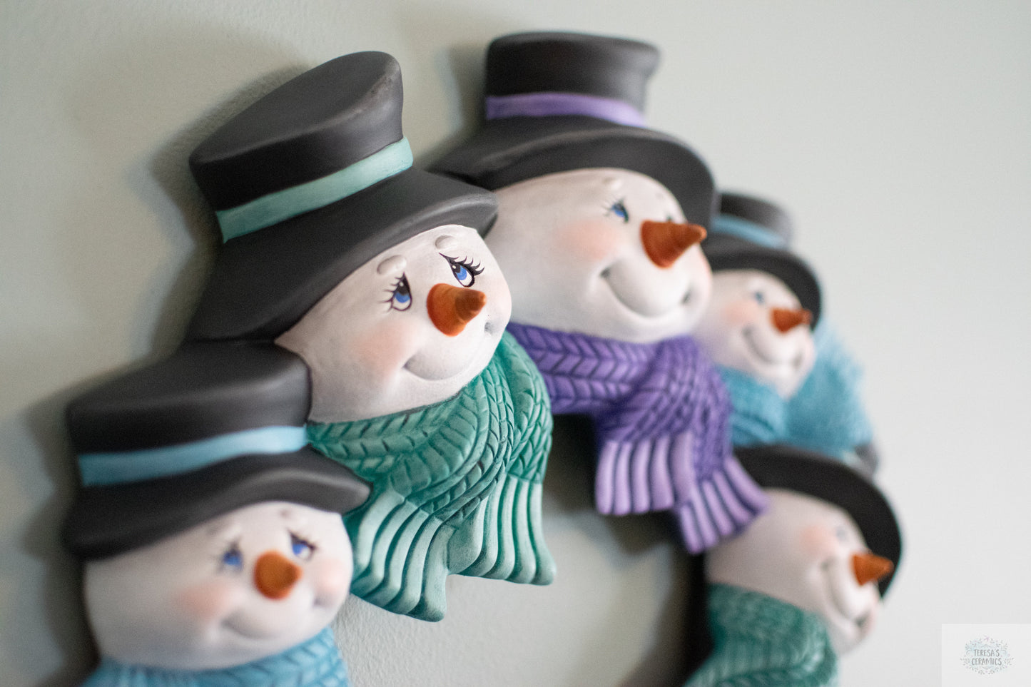 Snowman Wreath | Winter Wreath | Door Hanging | Entryway Decor | Wall Hanging
